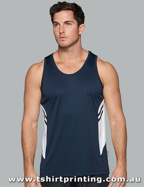 S49M Aussie Pacific Mens Tasman Singlet